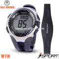 Digital Heart Rate Monitor Jelly Silicone Sport Watch